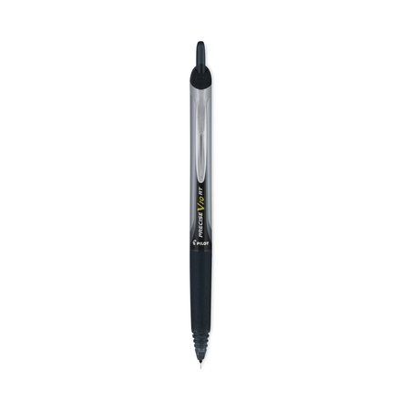 PILOT Precise V10RT Retractable Roller Ball Pen, Bold 1 mm, Black, PK12 13450
